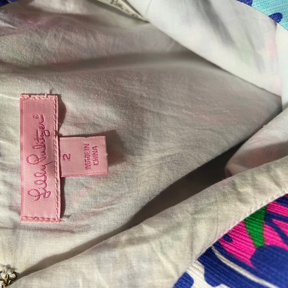 Lilly Pulitzer Leopard Multi Colored Dress Size 2 - Picture 2 of 5